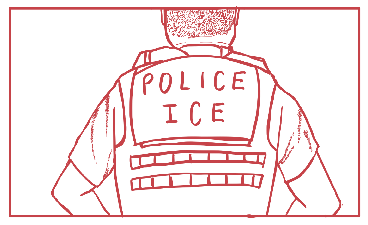 Draw Ice Agent Melting the ICE: The Truth Behind ICE Deportations